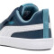 PUMA Courtflex v2 Baby-Sneaker mit Klettverschluss 30 - dark night/puma white 21