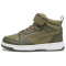 PUMA Rebound V6 Mid Winterized AC+ Sneaker Kinder 02 - PUMA olive/PUMA white 28