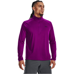 UNDER ARMOUR UA Tech 2.0 1/2 Zip-PPL 573 - mystic magenta S
