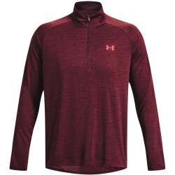 UNDER ARMOUR UA Tech 2.0 1/2 Zip-MRN 603 - dark maroon M