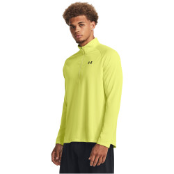 UNDER ARMOUR UA Tech 2.0 1/2 Zip-YLW 743 - lime yellow XS