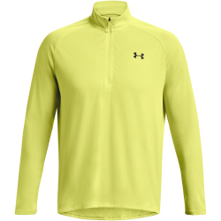 UNDER ARMOUR UA Tech 2.0 1/2 Zip-YLW 743 - lime yellow L