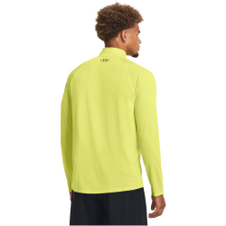 UNDER ARMOUR UA Tech 2.0 1/2 Zip-YLW 743 - lime yellow L