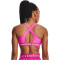 UNDER ARMOUR Crossback Mid Bra-PNK 655 - rebel pink M