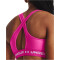 UNDER ARMOUR Crossback Mid Bra-PNK 655 - rebel pink M