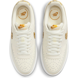NIKE Court Vision Alta Plateau Sneaker Damen 004 - phantom/sesame-white-sumit white