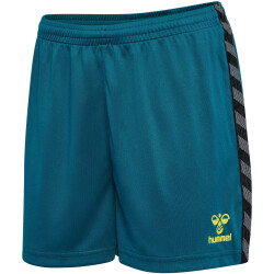 hummel Authentic Polyester Shorts Damen 7058 - blue coral XS