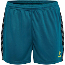 hummel Authentic Polyester Shorts Damen 7058 - blue coral XS