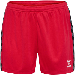 hummel Authentic Polyester Shorts Damen 3062 - true red S