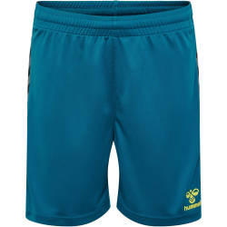 hummel Authentic Polyester Shorts Kinder 7058 - blue coral 128