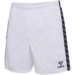 hummel Authentic Polyester Shorts Herren 9001 - white L