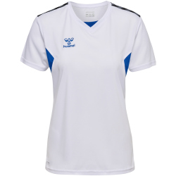 hummel Authentic Polyester Trikot Damen 9368 - white/true blue XS