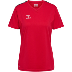 hummel Authentic Polyester Trikot Damen 3062 - true red XS