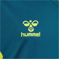 hummel Authentic Polyester Trikot Kinder 6834 - blue coral/sulphur spring 116