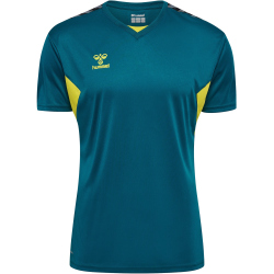 hummel Authentic Polyester Trikot Herren 6834 - blue coral/sulphur spring XL