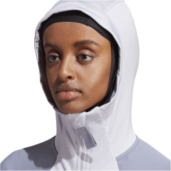 adidas TERREX Tech Flooce Hooded Hiking Fleecejacke Damen