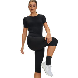 FALKE Impulse 3/4 Lauftights Damen 3000 - black XS