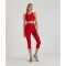 FALKE CORE 3/4 Sport Tights Damen 8070 - scarlet XS