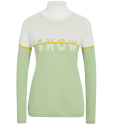 FALKE Ski Rollkragen Pullover Damen 7378 - quiet green XL