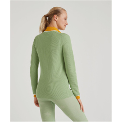 FALKE Ski Troyer Pullover Damen 7378 - quiet green XS