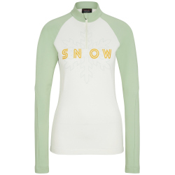 FALKE Ski Thermal Base Layer Shirt Damen 2040 - off-white XS