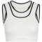 FALKE Yoga Sport-BH Damen 2040 - off-white XS