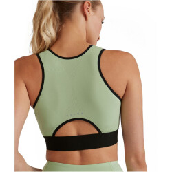 FALKE Yoga Sport BH Damen 7378 - quiet green XS