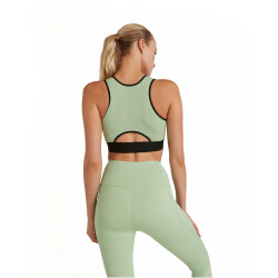 FALKE Yoga Sport BH Damen 7378 - quiet green XS