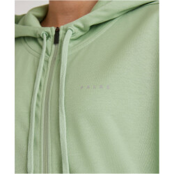 FALKE Yoga Kapuzenjacke Damen 7378 - quiet green XS