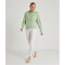 FALKE Yoga Kapuzenjacke Damen 7378 - quiet green XS