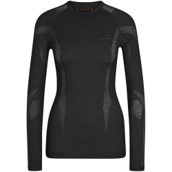 FALKE Wool Tech langarm Unterhemd Damen 3000 - black XS