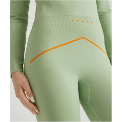 FALKE Maximum Warm Trend 3/4 Tights Damen 7378 - quiet green XS