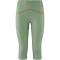 FALKE Maximum Warm Trend 3/4 Tights Damen 7378 - quiet green XS
