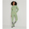 FALKE Maximum Warm Trend 3/4 Tights Damen 7378 - quiet green XS