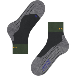 FALKE TK2 Short Cool Trekkingsocken 3007 - black 46-48