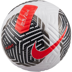 NIKE Flight Fußball 100 - white/black/bright crimson 5