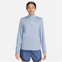 NIKE Swift Dri-FIT Element UV 1/4-Zip Laufshirt Damen