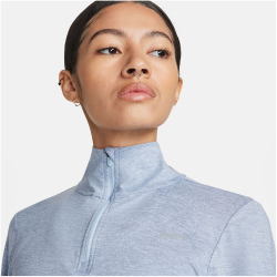 NIKE Swift Dri-FIT Element UV 1/4-Zip Laufshirt Damen