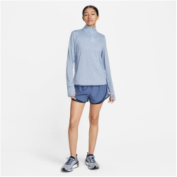 NIKE Swift Dri-FIT Element UV 1/4-Zip Laufshirt Damen