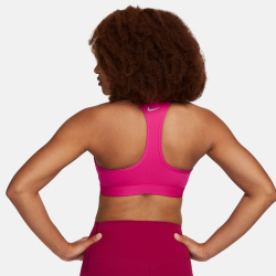 NIKE Swoosh Medium Support Padded Graphic Sport-BH Damen