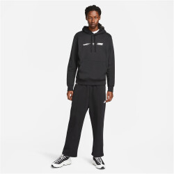 NIKE Sportswear Standard Issue Fleece Hoodie Herren 010 - black XL