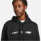 NIKE Sportswear Standard Issue Fleece Hoodie Herren 010 - black XL