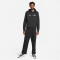 NIKE Sportswear Standard Issue Fleece Hoodie Herren 010 - black XL