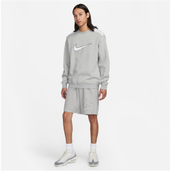 NIKE Sportswear SP Fleece Sweatshirt Herren 063 - dk grey heather/white M