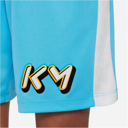 NIKE Kylian Mbappé Shorts Kinder 416 - baltic blue/white S (128-137 cm)