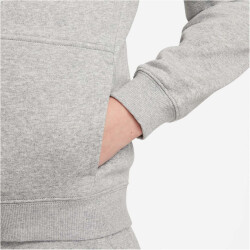 NIKE Sportswear Club Fleece Trainingsanzug Kinder 063 - dk grey heather/white XS (122-128 cm)