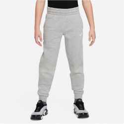 NIKE Sportswear Club Fleece Trainingsanzug Kinder 063 - dk grey heather/white XS (122-128 cm)