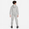 NIKE Sportswear Club Fleece Trainingsanzug Kinder 063 - dk grey heather/white XS (122-128 cm)