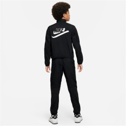 NIKE Sportswear Trainingsanzug Kinder 010 - black/black/white S (128-137 cm)