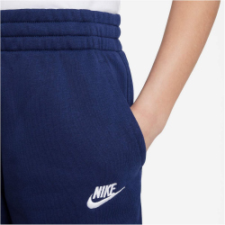 NIKE Sportswear Club Fleece French Terry Shorts Kinder 410 - midnight navy/white M (137-147 cm)